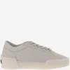 Fear Of God Grey Aerobic Logo Sneakers In Grey