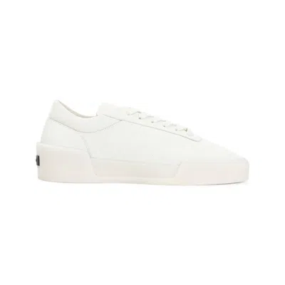 Fear Of God Aerobic Low White Calf Leather Sneakers