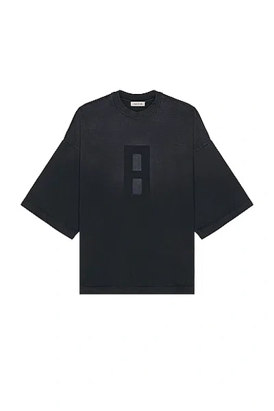 Fear Of God Airbrush 8 Ss Tee In Black