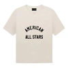 Fear Of God All Star Henley Tee 'cream Heather' In Neutral