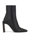 Fear Of God Block Heel Pointed Toe Ankle Boot In Calf Black
