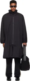 Fear Of God Athletics Black Adidas Originals Edition 3-layer Shell Coat In Black