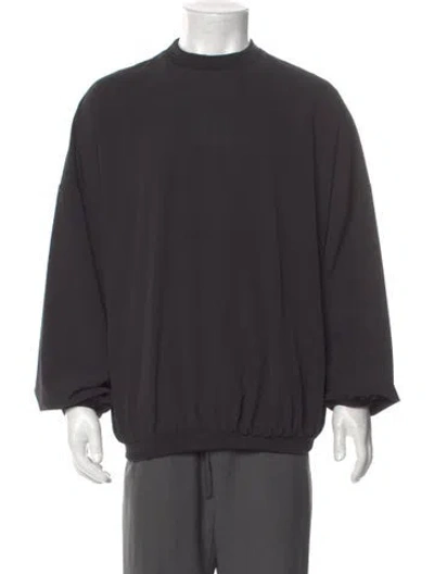 Pre-owned Fear Of God Athletics Crew Neck Sweatshirt In Gray