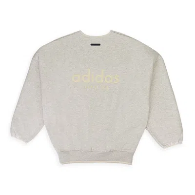 Fear Of God Athletics Crew Oatmeal Sweatshirt In Beige