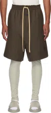 Fear Of God Athletics Gray Adidas Originals Edition Base Layer Running Tights In Sesame