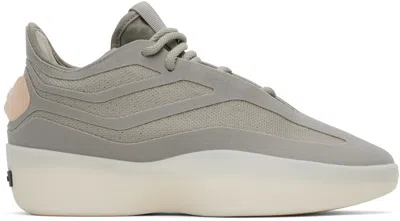 Fear Of God Athletics Gray Adidas Originals Edition Ii Basketball Sneakers In Putty Beige/putty Be
