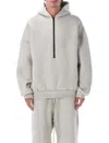 Fear Of God Long-sleeved Hooded Sweatshirt In Gray