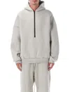 Fear Of God Athletics Half-zip Hoodie In Gray