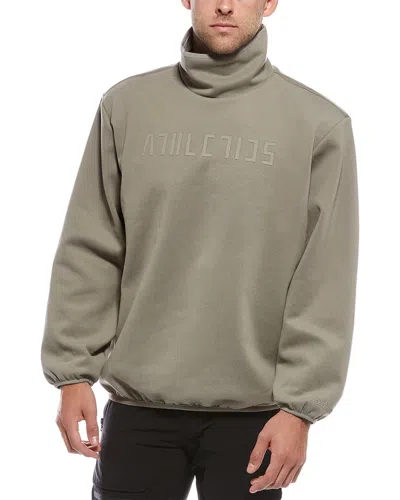 Fear Of God Athletics Mock Neck Sweatshirt In Gray