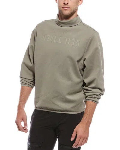 Fear Of God Athletics Mock Neck Sweatshirt In Green