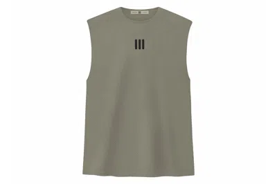 Pre-owned Fear Of God Athletics Performance Muscle Tee Clay