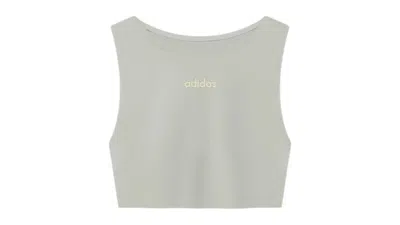 Pre-owned Fear Of God Athletics Women's Crop Tank In Sesame In Brown