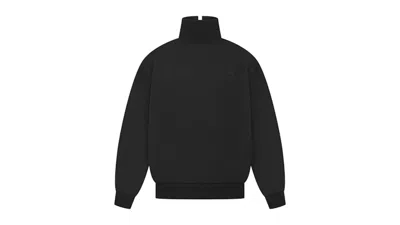 Pre-owned Fear Of God Athletics Women's Tricot Mockneck In Black
