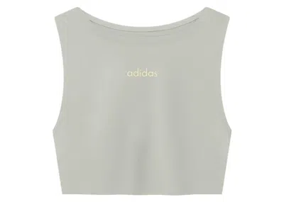 Pre-owned Fear Of God Athletics Womens Crop Tank In Sesame