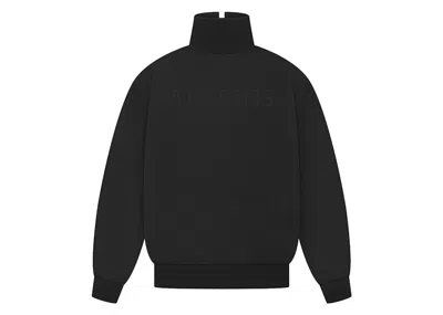 Pre-owned Fear Of God Athletics Womens Tricot Mockneck In Black