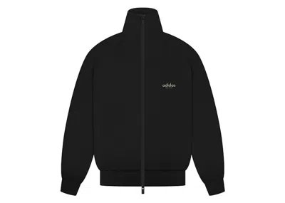 Pre-owned Fear Of God Athletics Womens Tricot Track Jacket In Black