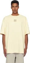 Fear Of God Athletics Yellow Adidas Originals Edition Performance Jersey T-shirt In Pale Yellow