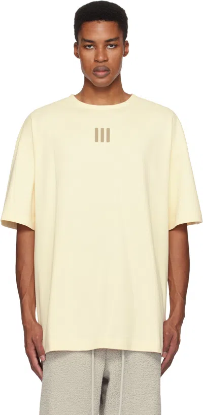 Fear Of God Athletics Yellow Adidas Originals Edition Performance Jersey T-shirt In Pale Yellow