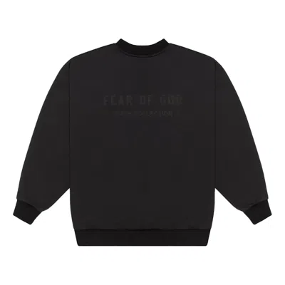 Fear Of God Back Logo Crewneck Sweatshirt 'black'