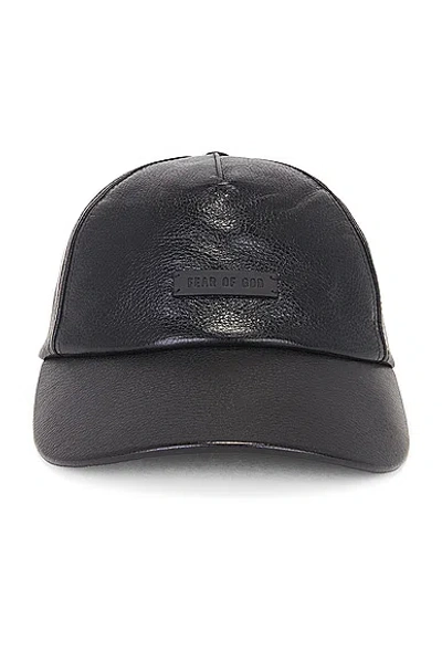 Fear Of God Baseball Cap In Black