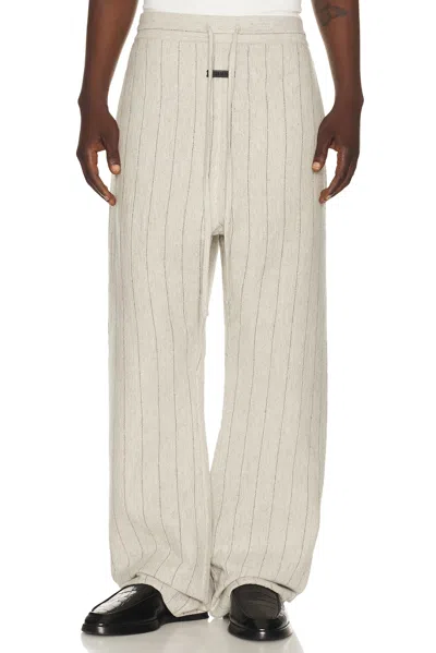 Fear Of God Gray Double Face Wool Baseball Flared Trousers In Multi