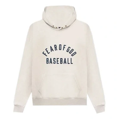 Fear Of God Baseball Hoodie 'cream Heather'