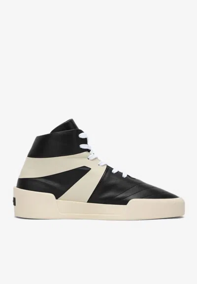 Fear Of God Contemporary Low Top Sneakers With Contrasting Panels In Black