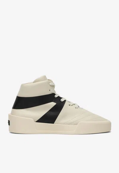 FEAR OF GOD BASKETBALL LEATHER HIGH-TOP SNEAKERS