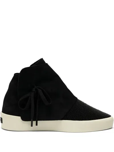 FEAR OF GOD BEAD-DETAIL LACE-UP SNEAKERS