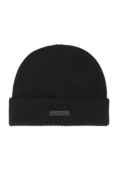 Fear Of God Cashmere Beanie In Black