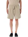 Fear Of God Relaxed Fit Nylon Soccer Shorts With Elongated Drawstring And Sleek Logo