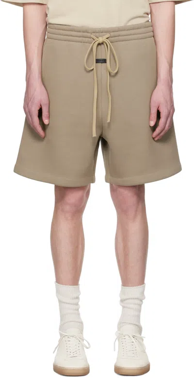 Fear Of God Beige Eternal Shorts In Brown