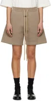 Fear Of God Beige Eternal Shorts In Dusty Beige