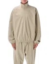 Fear Of God Sporty Nylon Half-zip Anorak In Neutral