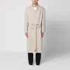 Fear Of God Beige Melange Double-breasted Coat Men In White