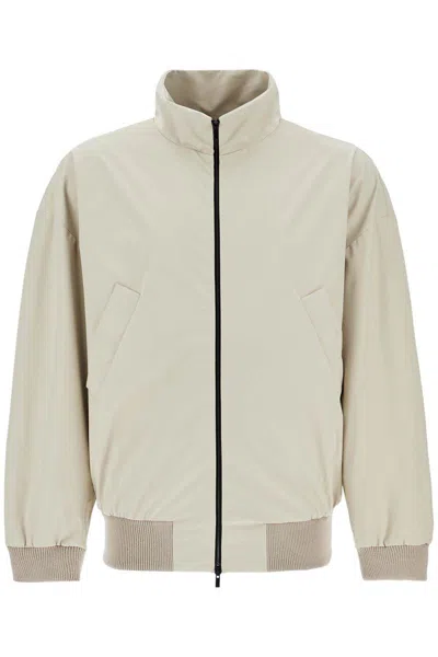 Fear Of God Beige Nylon And Polyester Jacket With High Collar And Zip