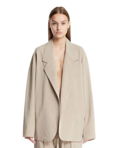 Fear Of God Beige Oversized Blazer In Neutral