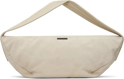 Fear Of God Beige Suede Shell Bag In Sand