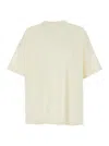 Fear Of God Beige T-shirt With Patch Logo On The Back In Beige