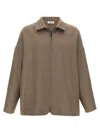 Fear Of God Collared Wool Jacket Long Sleeves Relaxed Fit In Beige