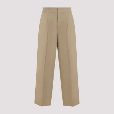 FEAR OF GOD BEIGE WOOL TROUSERS