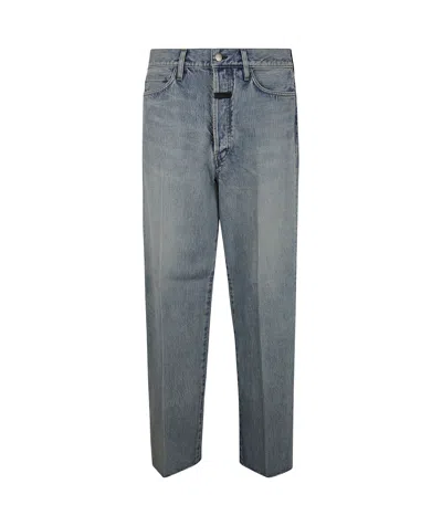 Fear Of God Belt Loop Jeans In Gray