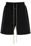 Fear Of God Straight-leg Pleated Wool And Cotton-blend Twill Drawstring Cargo Shorts