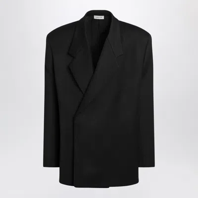 Fear Of God Black Double Breasted Jacket In Virgin Wool