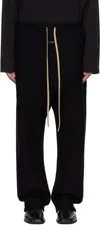 Fear Of God Black Boiled Wool Forum Lounge Pants In Black