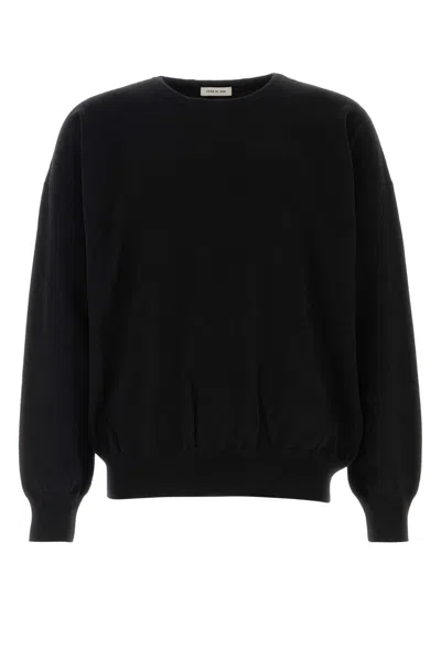 FEAR OF GOD BLACK CASHMERE SWEATER