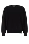 Fear Of God Cashmere Sweater With Long Sleeves And Ribbed Cuffs In Black