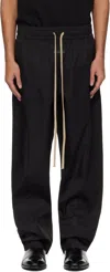 Fear Of God Elastic Waist Casual Pants In Black