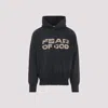 Fear Of God Hooded Knitwear With Ribbed Cuffs And Hem In Black