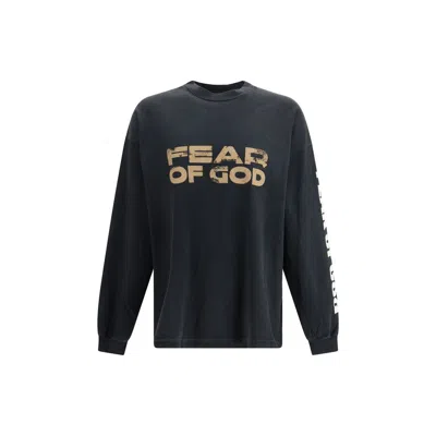 Fear Of God Graphic Longsleeve In Black